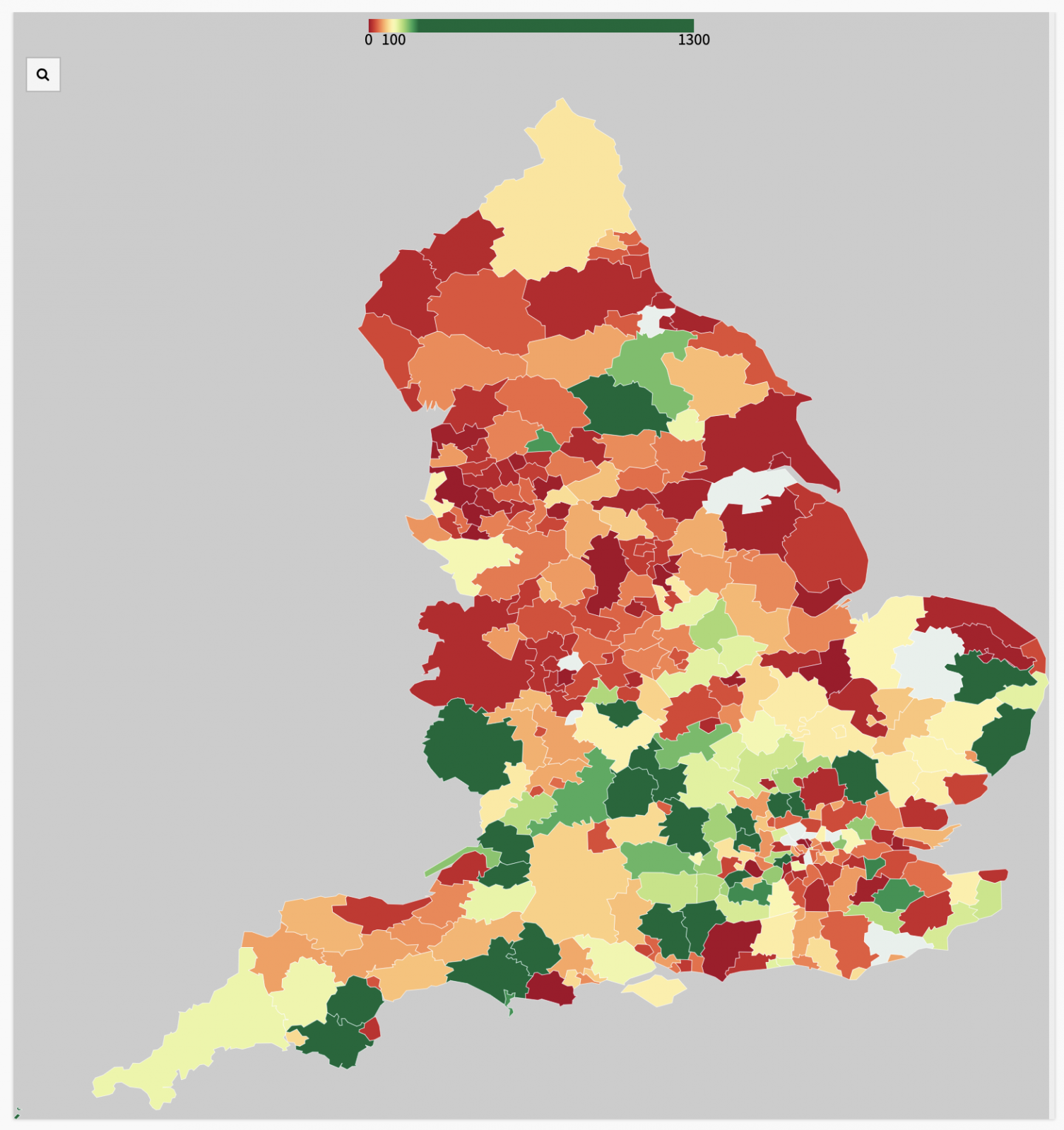 Map of self build demand